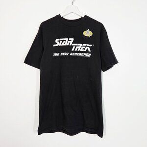 Vintage 90s Single Stitch Star Trek The Next Generation Tee Made in USA